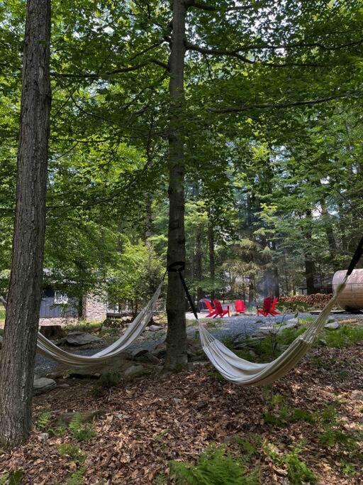 Greentown Pocono Mountain Retreat With Hot Tun And Sauna מראה חיצוני תמונה
